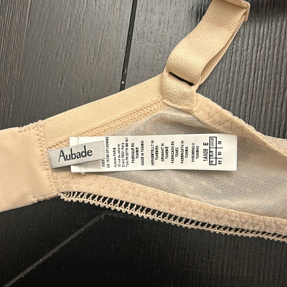 Aubade Women's 1a Illusion Fauve Bra Size 36E - Picture 6 of 7